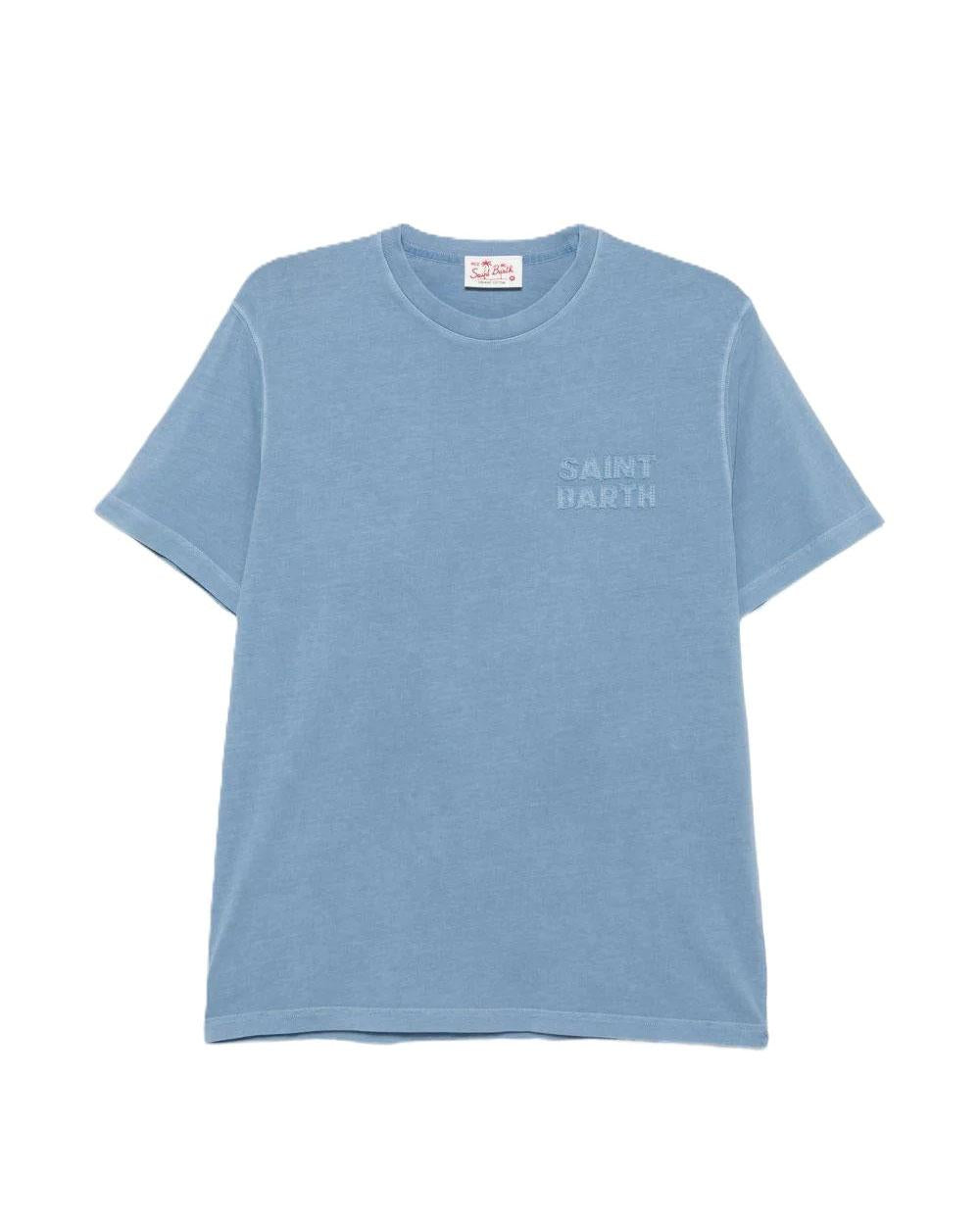 MC2 SAINT BARTH T-shirt Mc2 Saint Barth uomo Portofino St. Barth celeste<BR/> POT000102332L 33 