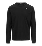 Maglia K-way uomo K8136DWUSY Elmer Js Peach nera girocollo slim fit
