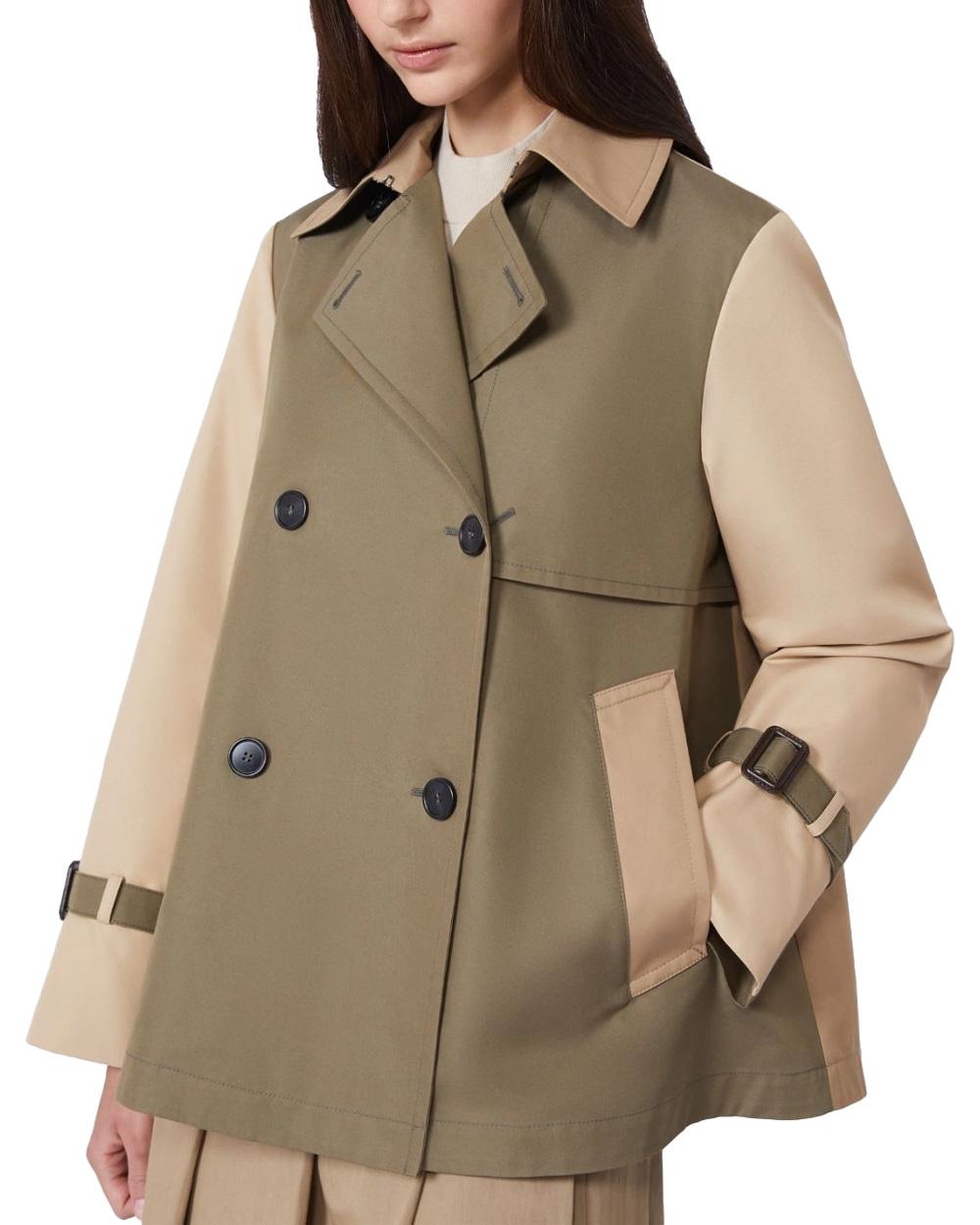 WEEKEND Trench WEEKEND donna BIGLIA 2615021051600 Fango antigoccia linea svasata collo a rever tasche 2615021051600 029 