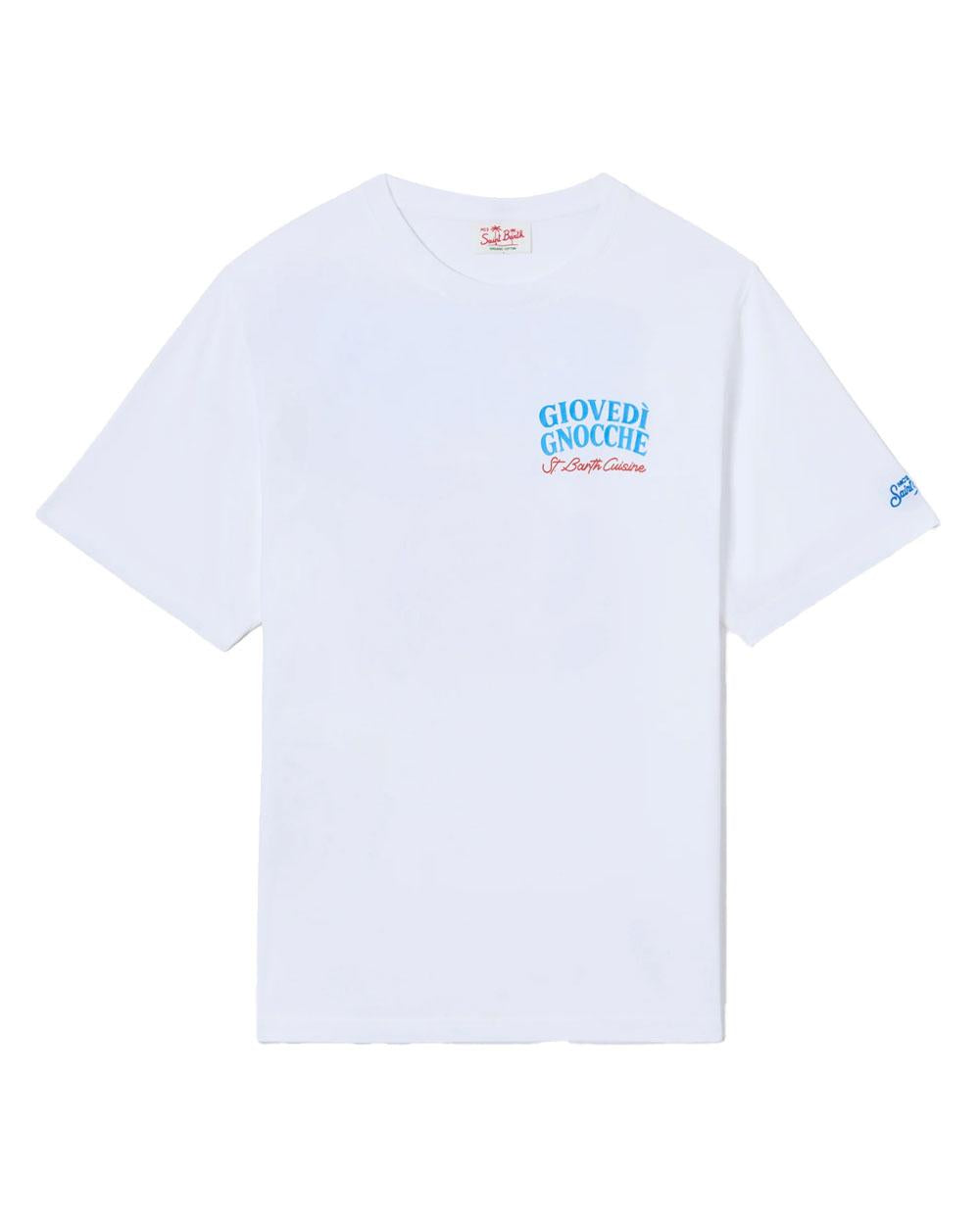 MC2 SAINT BARTH T-shirt Mc2 Saint Barth uomo Portland gnocche bianca <BR/> PRL000201226L 01N 