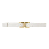 Cintura donna Elisabetta Franchi CT88S62E2360 pelle Avorio