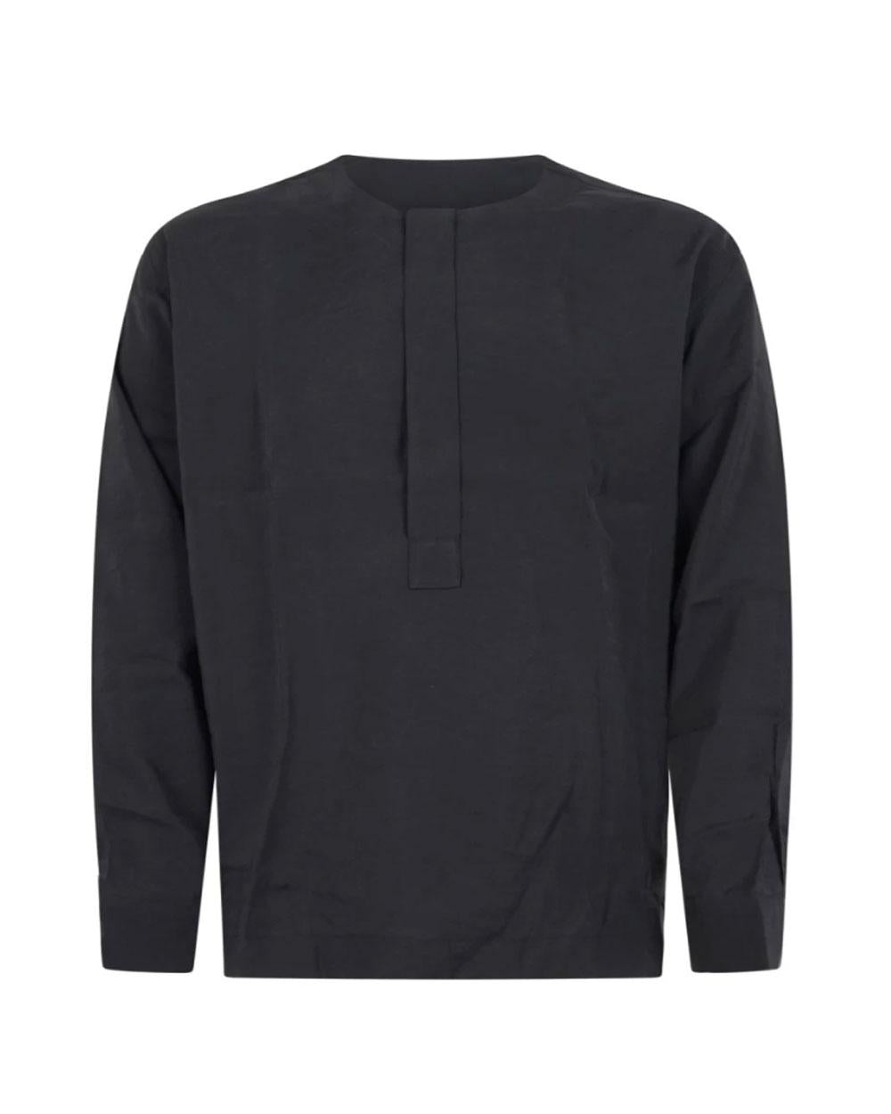 DANIELE ALESSANDRINI Camicia Daniele Alessandrini uomo DUCL0030MD0007 nera DUCL0030MD0007 9000 