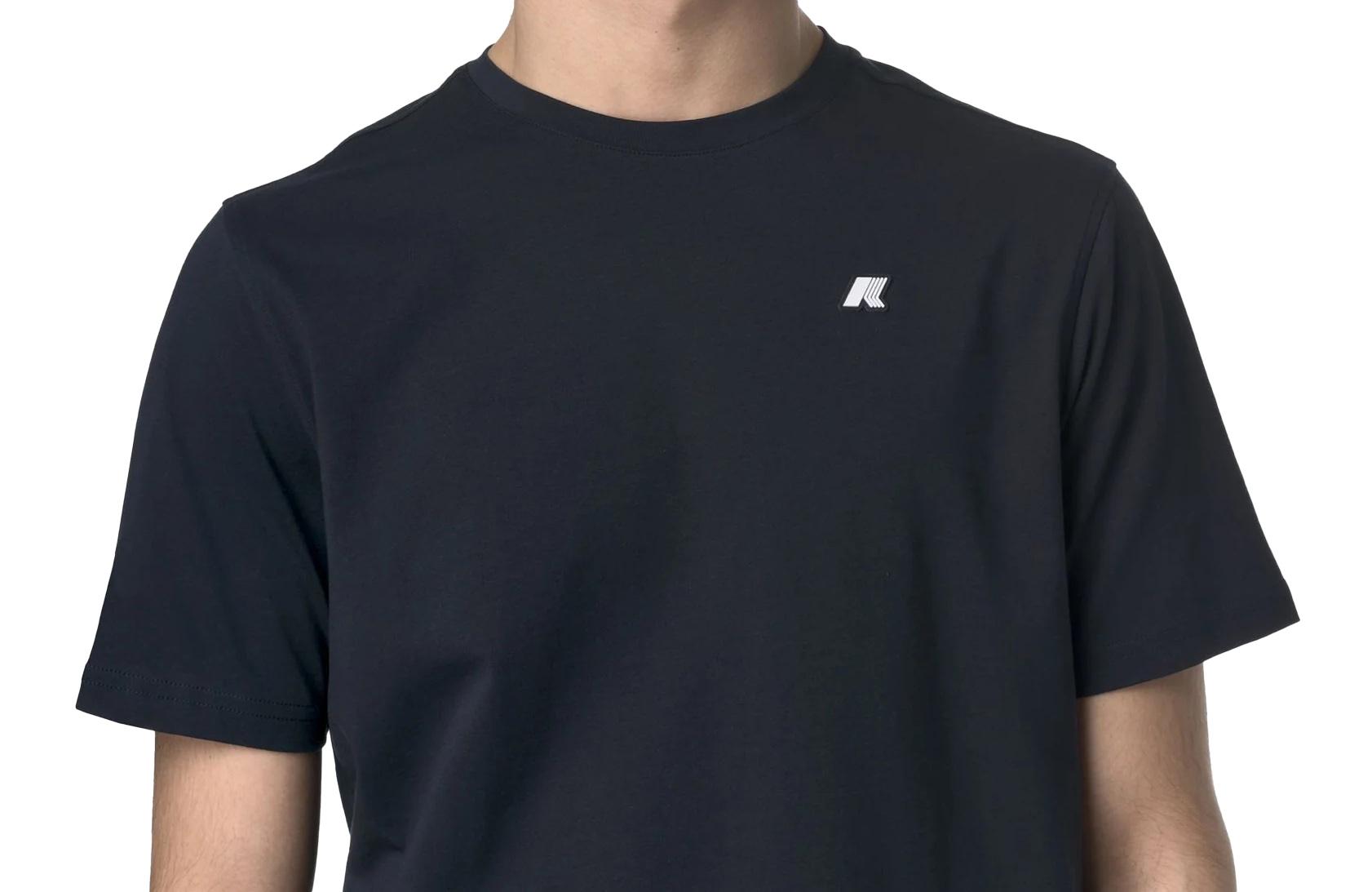 K-WAY T-shirt K-way uomo K7125UW K89 blu odom jersey K7125UW K89 