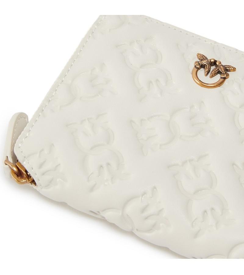 PINKO Portafoglio Pinko donna 100249 A1YBZ14Q bianco oro 100249 A1YB Z14Q 