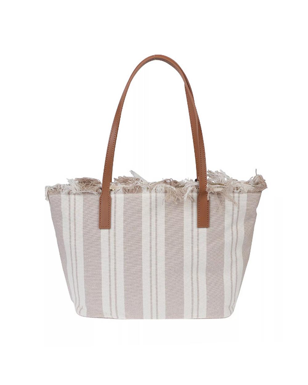 MC2 SAINT BARTH Borsa MC2 SAINT BARTH donna CITY BAG STRIPES CBF000100589L Sabbia CBF000100589L 1118 