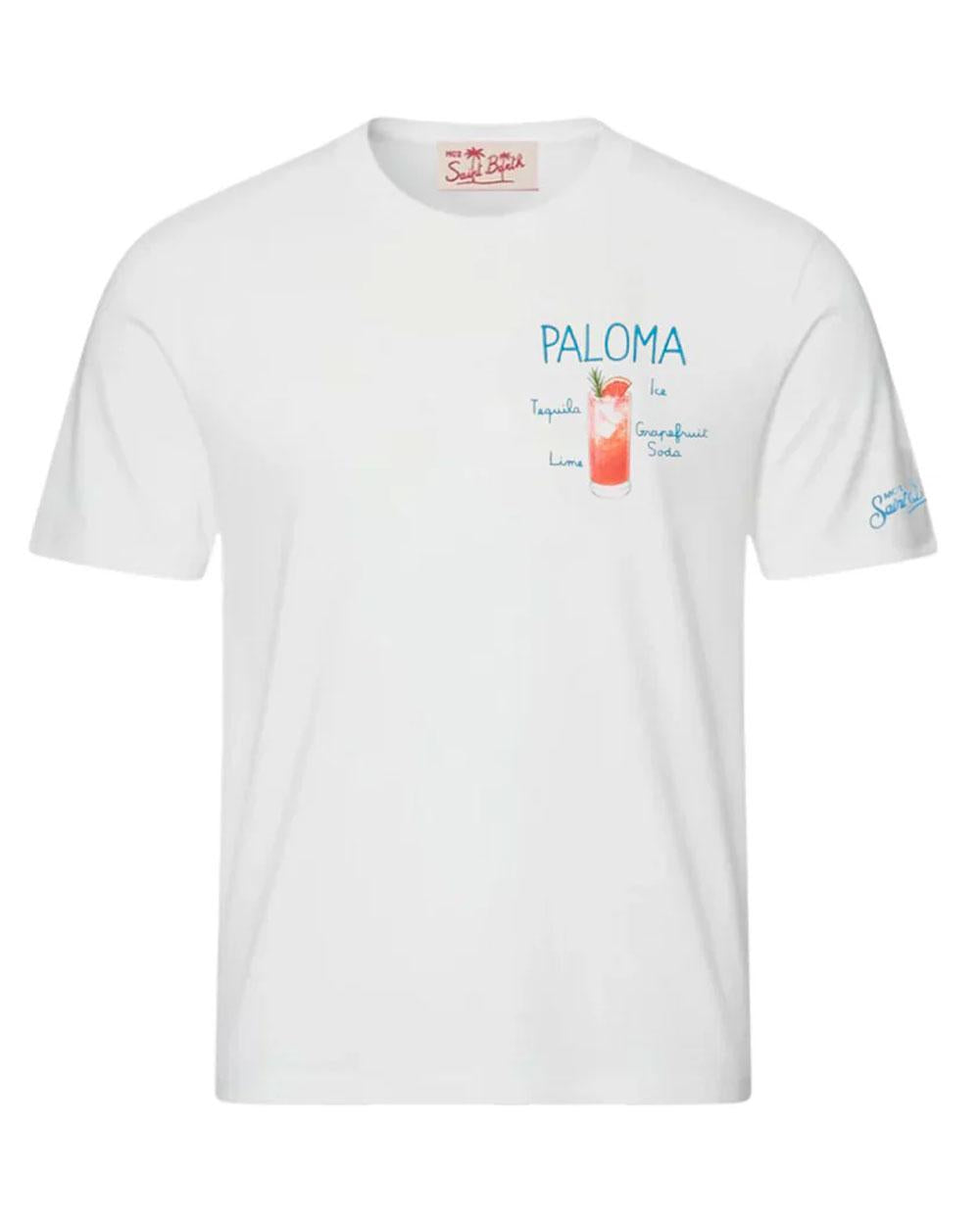 MC2 SAINT BARTH T-shirt Mc2 Saint Barth uomo Portofino Paloma recipe bianca HOT000100323L 01N 