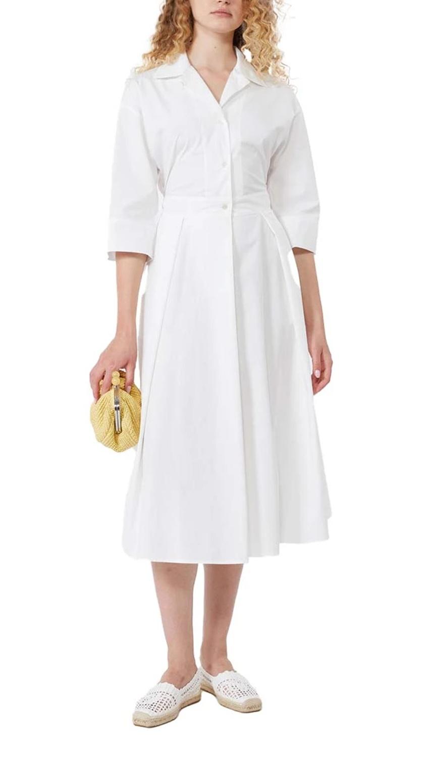 WEEKEND Abito Weekend 2615221062600 005 Padana chemisier midi Bianco<BR/> 2615221062600 005 