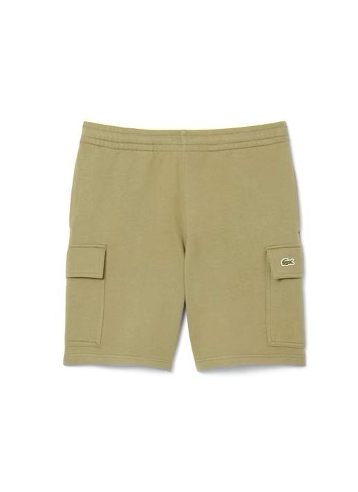 LACOSTE shorts lacoste uomo GH9743 00 cachi bmy block GH9743 BMY 