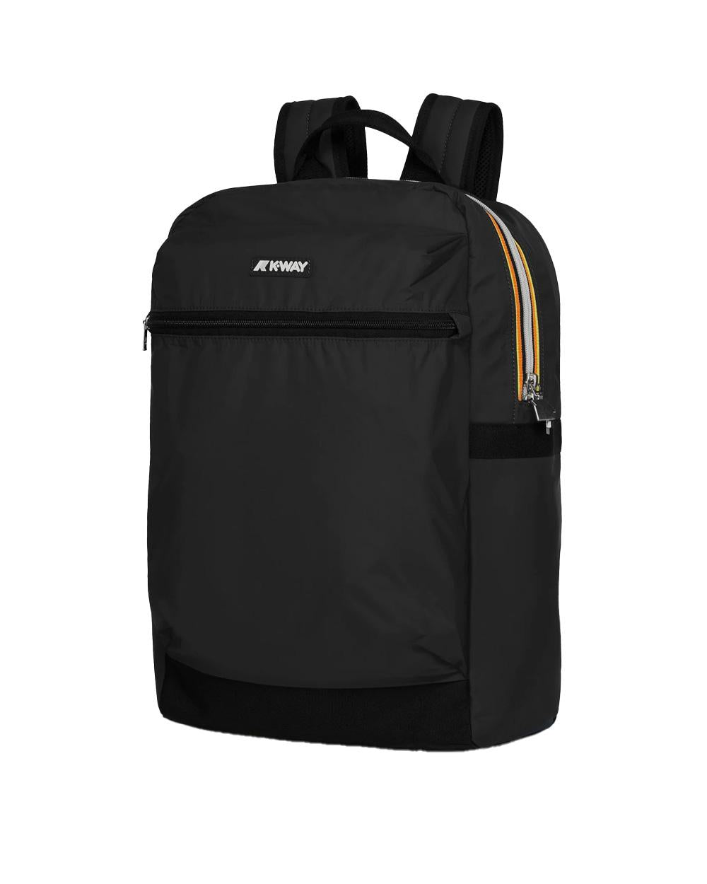 K-WAY Zaino K-WAY LAON K2116RW Nero nylon tecnico impermeabile leggero finiture rinforzate spazi ben organizzati<BR/> K2116RW USY 