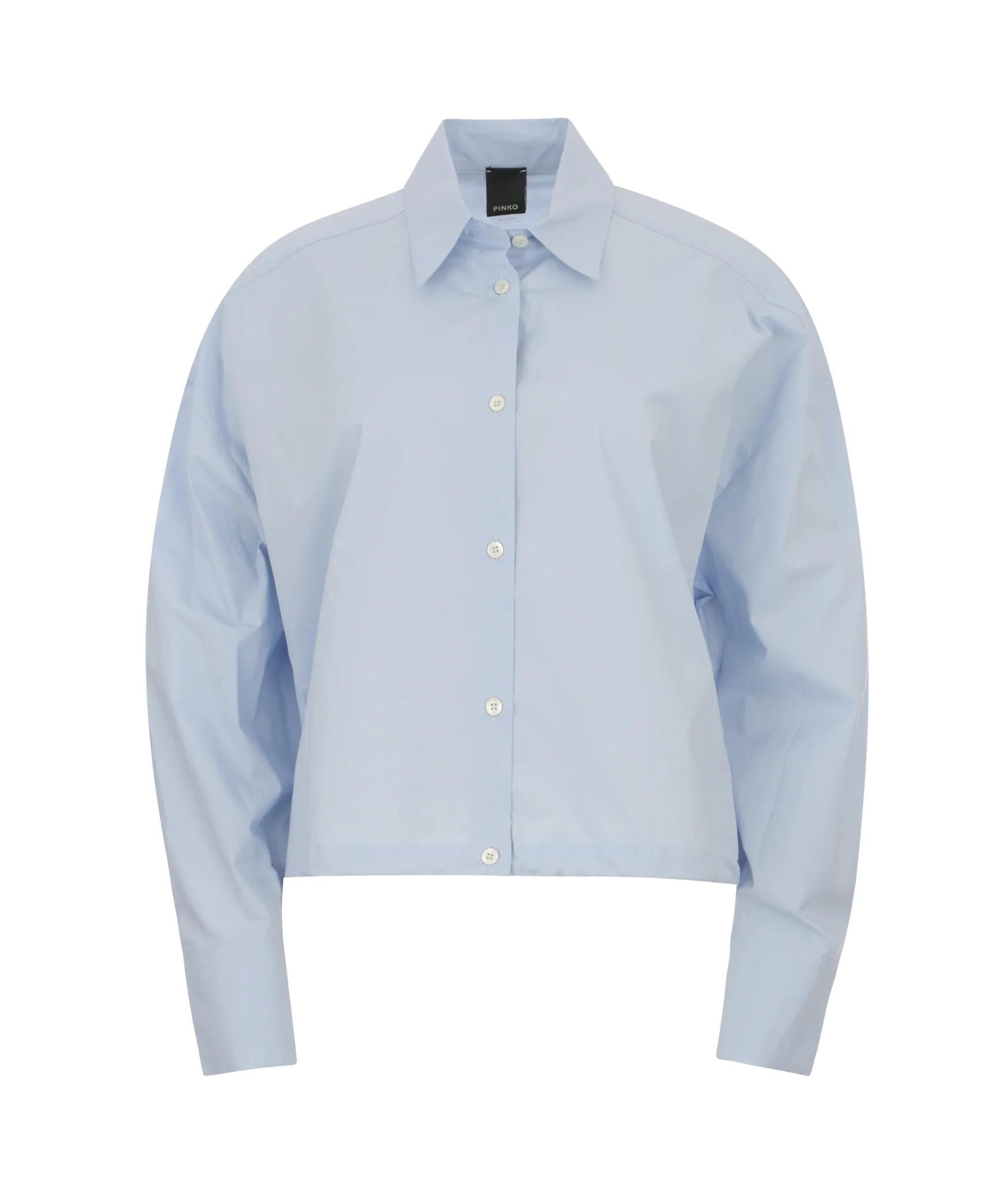 PINKO Camicia Pinko donna 106249A32L G50 Cammie corta Azzurro<BR/> 106249A32L G50 