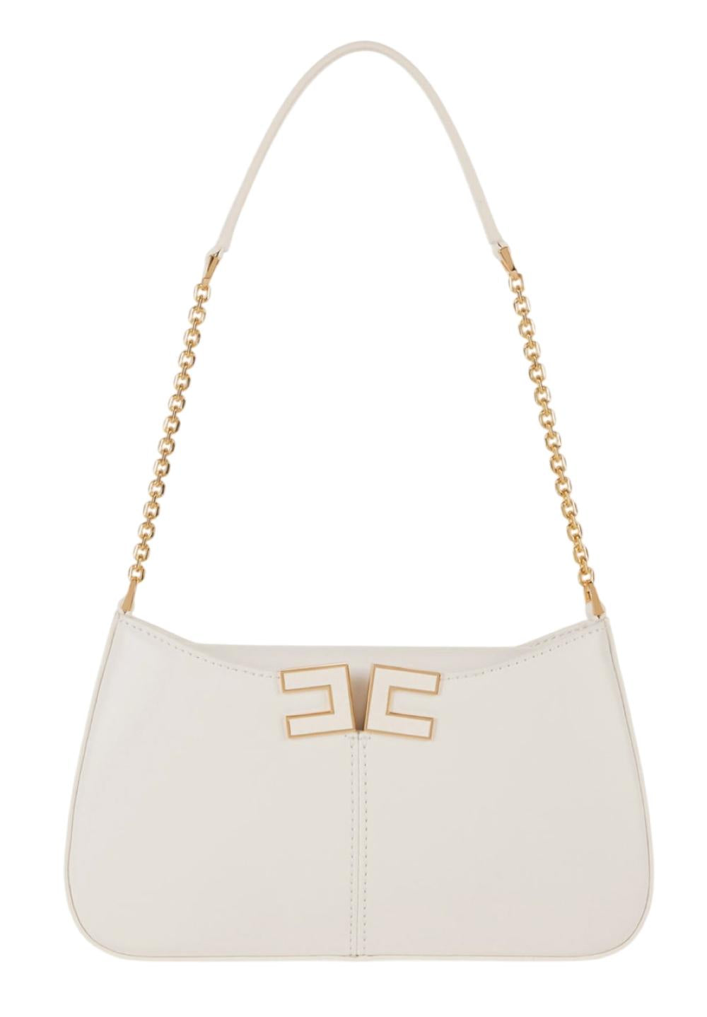 ELISABETTA FRANCHI Borsa donna Elisabetta Franchi BS93A61E2360 a spalla Avorio<BR/> BS93A61E2 360 