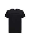 Men's Daniele Alessandrini T-shirt T013 Black cotton short sleeve regular fit