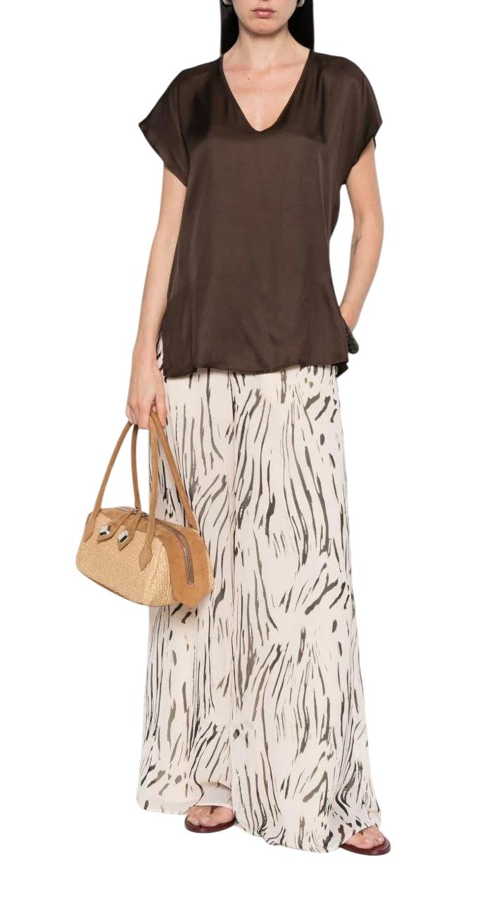 PENNYBLACK Blusa Pennyblack donna 2611161053200 003 Chiffon Marrone<BR/> 2611161053200 003 