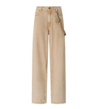 Pinko women's jeans 104601A33R Lauryn beige rope jewel