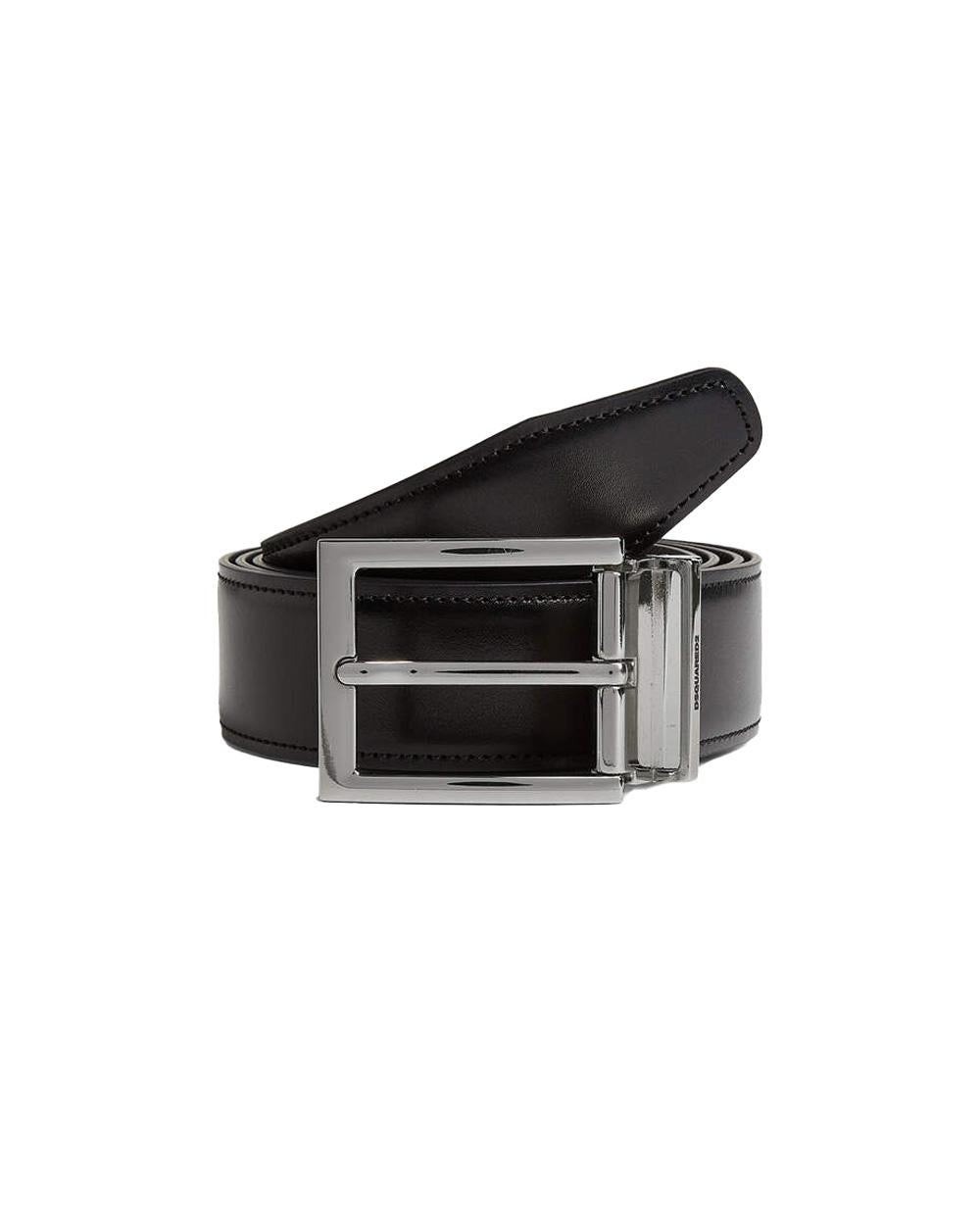 DSQUARED2 Cintura DSQUARED2 uomo GBM000212900001 Nera pelle set regalo fibbie GBM000212900001 M1510 
