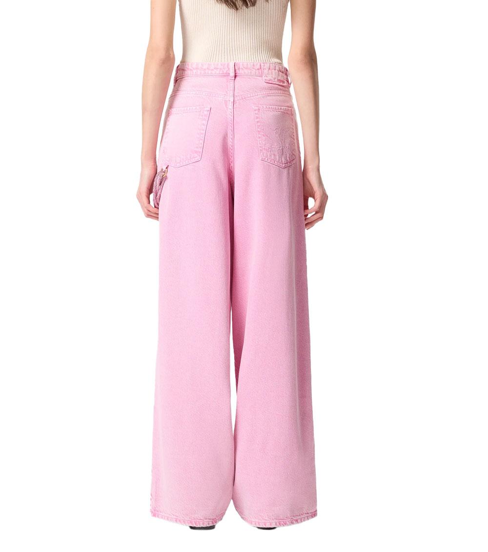 PINKO Jeans Pinko donna 104601A33R Lauryn rosa corda gioiello<BR/><BR/> 104601A33R P44 