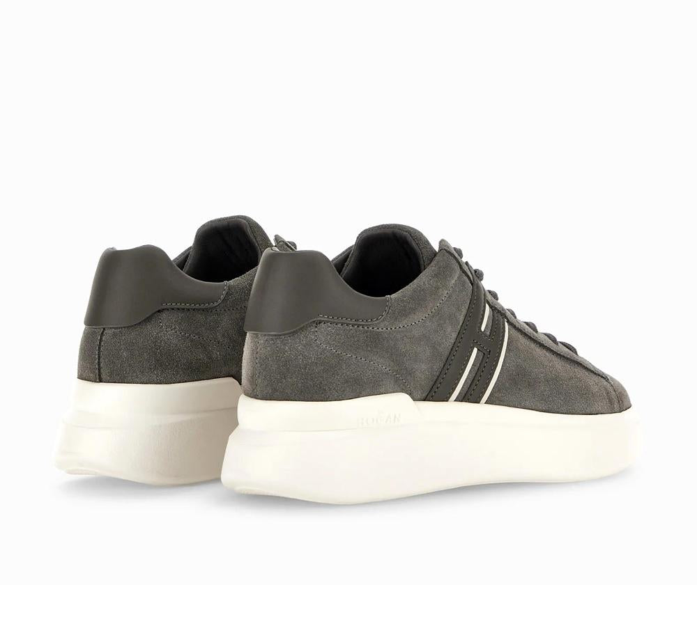 HOGAN Sneakers Hogan uomo HXM5800DV42UHO01VVB804 H580 grigie pelle scamosciata HXM5800DV42UHO01VV B804 