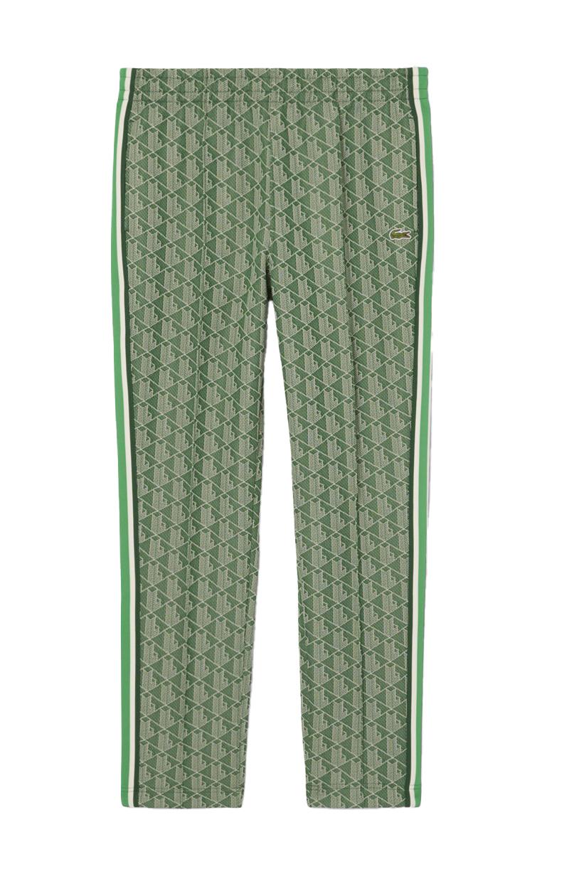 LACOSTE Pantalone Lacoste uomo TXH1440 HEI verde monogram XH1440 HEI 