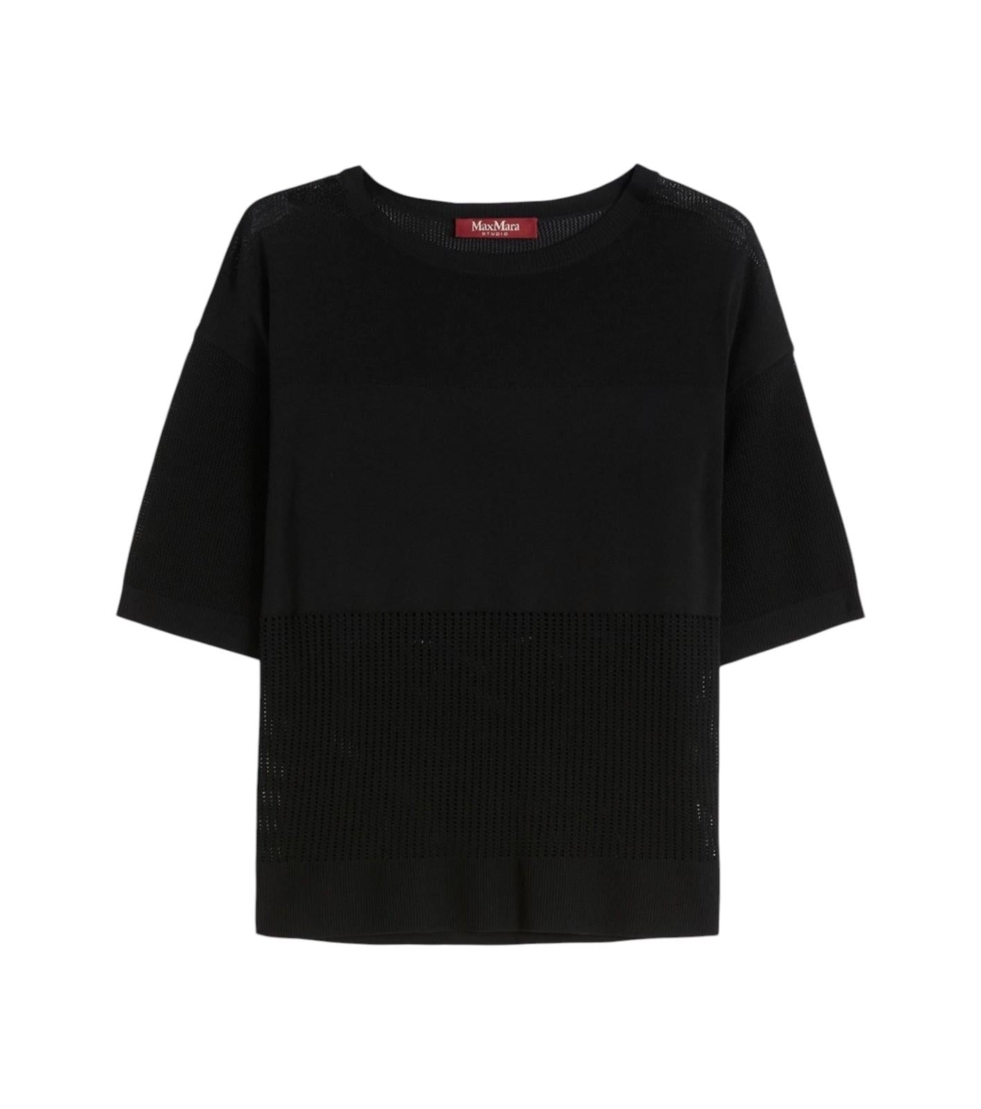 STUDIO Maglia Studio donna 2616361012600 007 Celebre in filato di viscosa Nero<BR/> 2616361012600 007 
