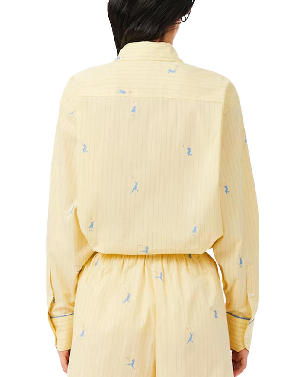 LACOSTE Camicia LACOSTE donna CF0586 Gialla CF0586 2IA 