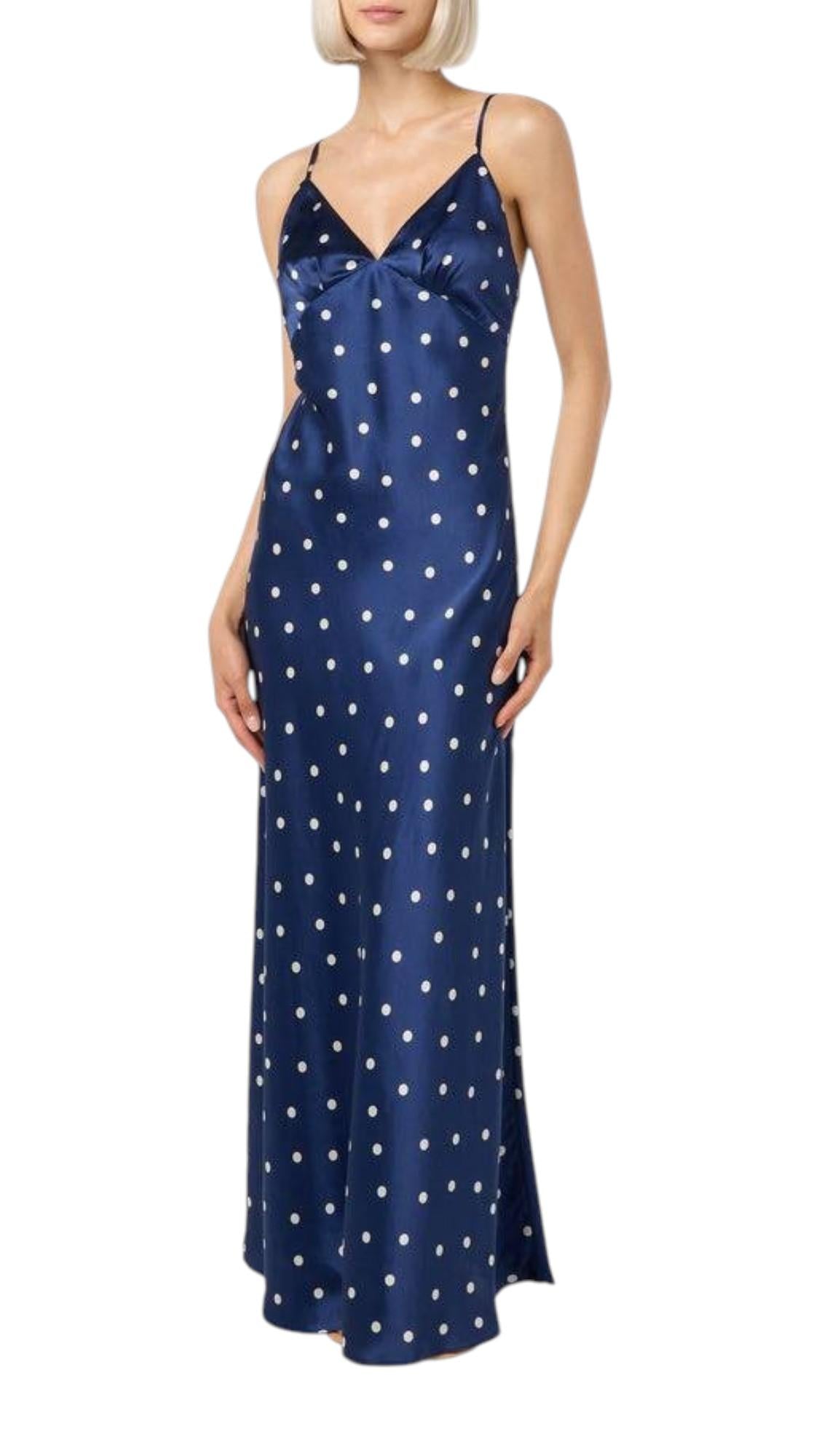 MC2 SAINT BARTH Abito MC2 SAINT BARTH donna KTY00010 1651L 61 Ravel Silk Coriandol Pois in seta con stampa a pois Blu<BR/> KTY000101651L 61 