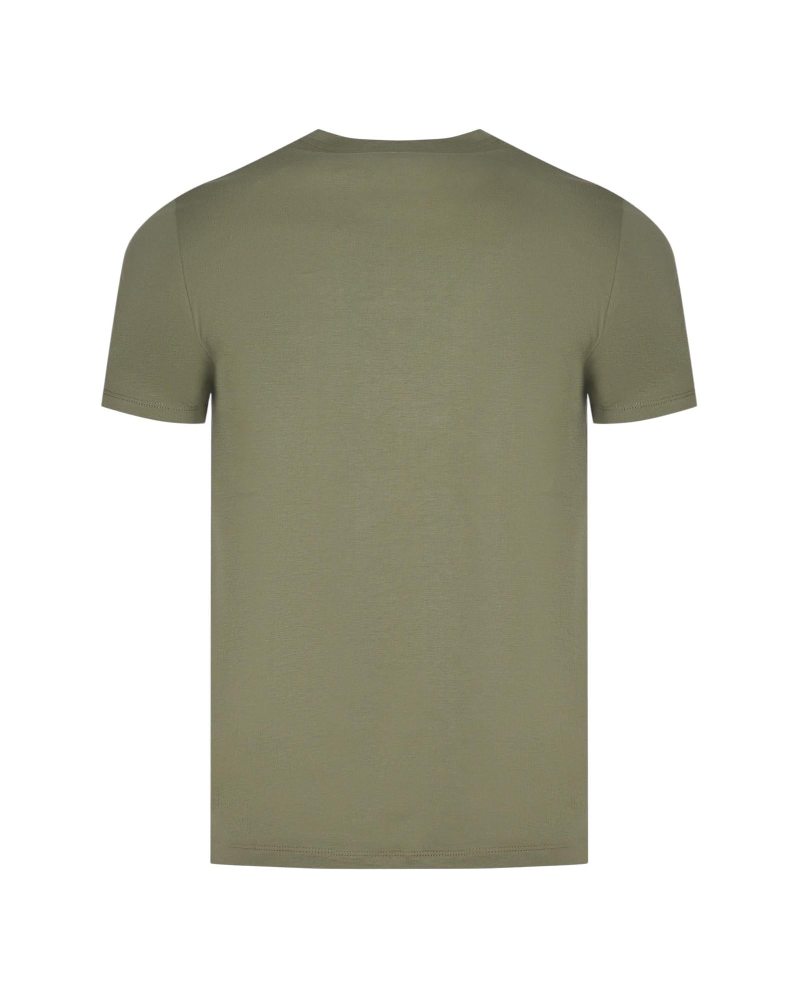 DONDUP T-shirt DONDUP uomo US198 JF021UZL 4633 Verde Militare US198JF021UZL4 633 