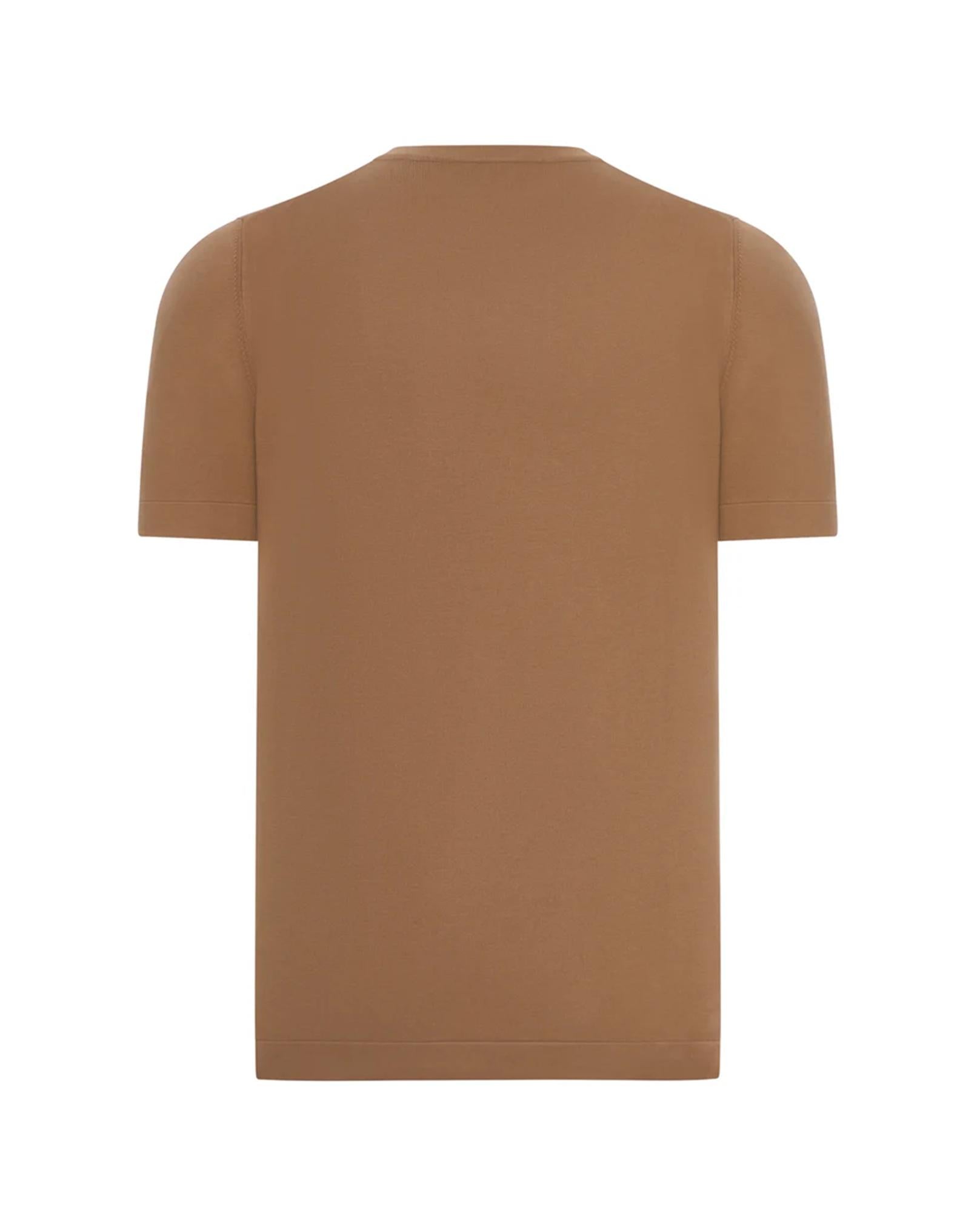 GRAN SASSO T-shirt Gran Sasso uomo 4316821820 168 Cotone Organico in maglia vintage Marrone<BR/> 4316821820 168 