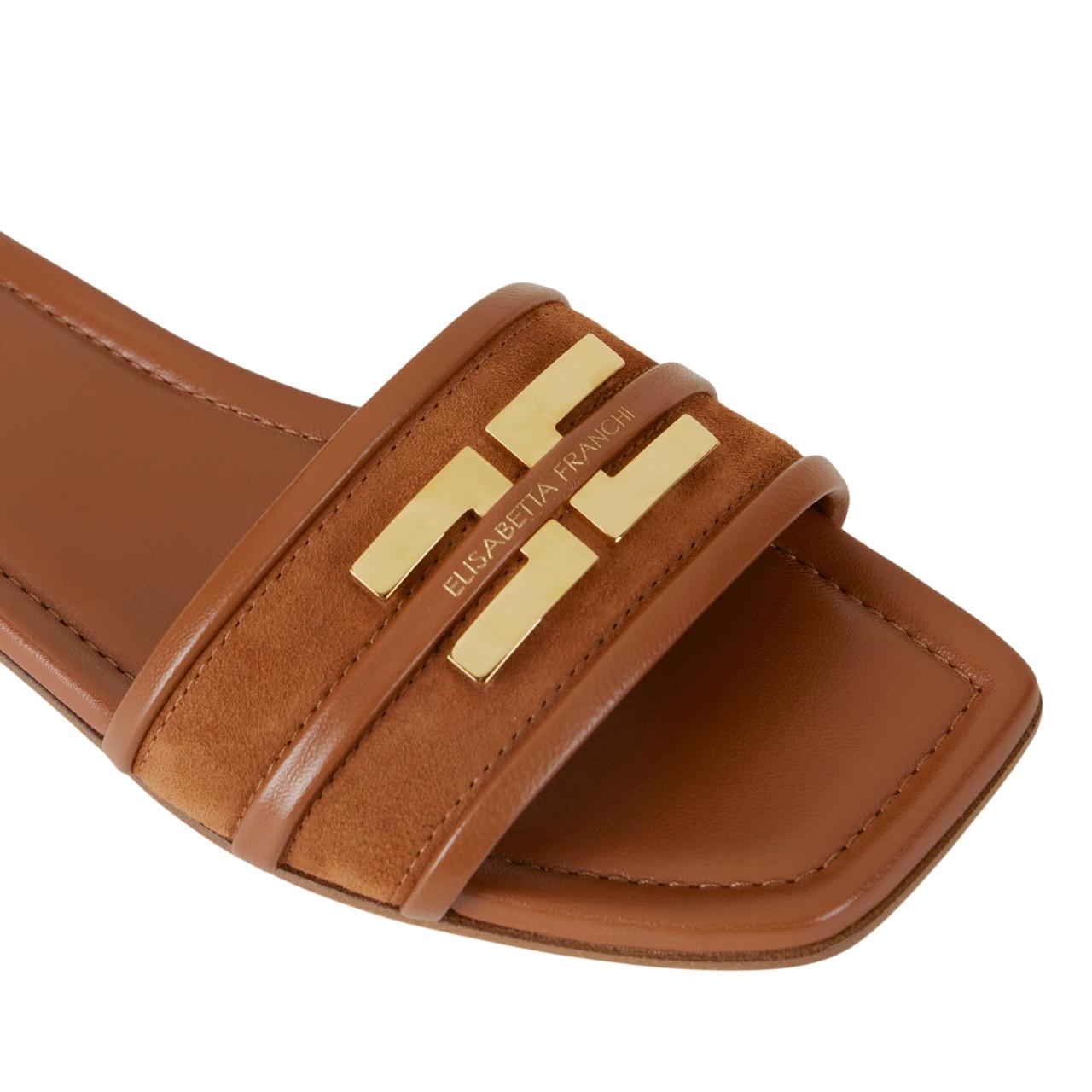 ELISABETTA FRANCHI Sandali Elisabetta Franchi donna SA72L61E2027 Let's Rock Cognac<BR/> SA72L61E2 027 