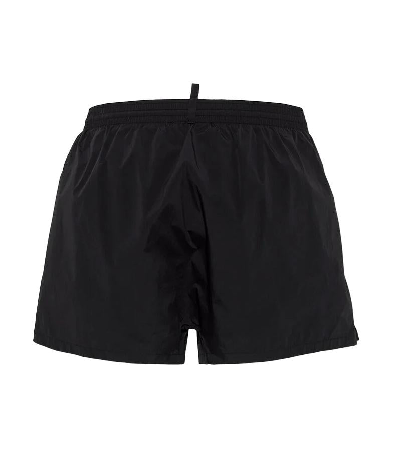 DSQUARED2 SWIMWEAR Costume Dsquared2  Swimwear uomo D7B646000010 nero logo laterale D7B646000 010 