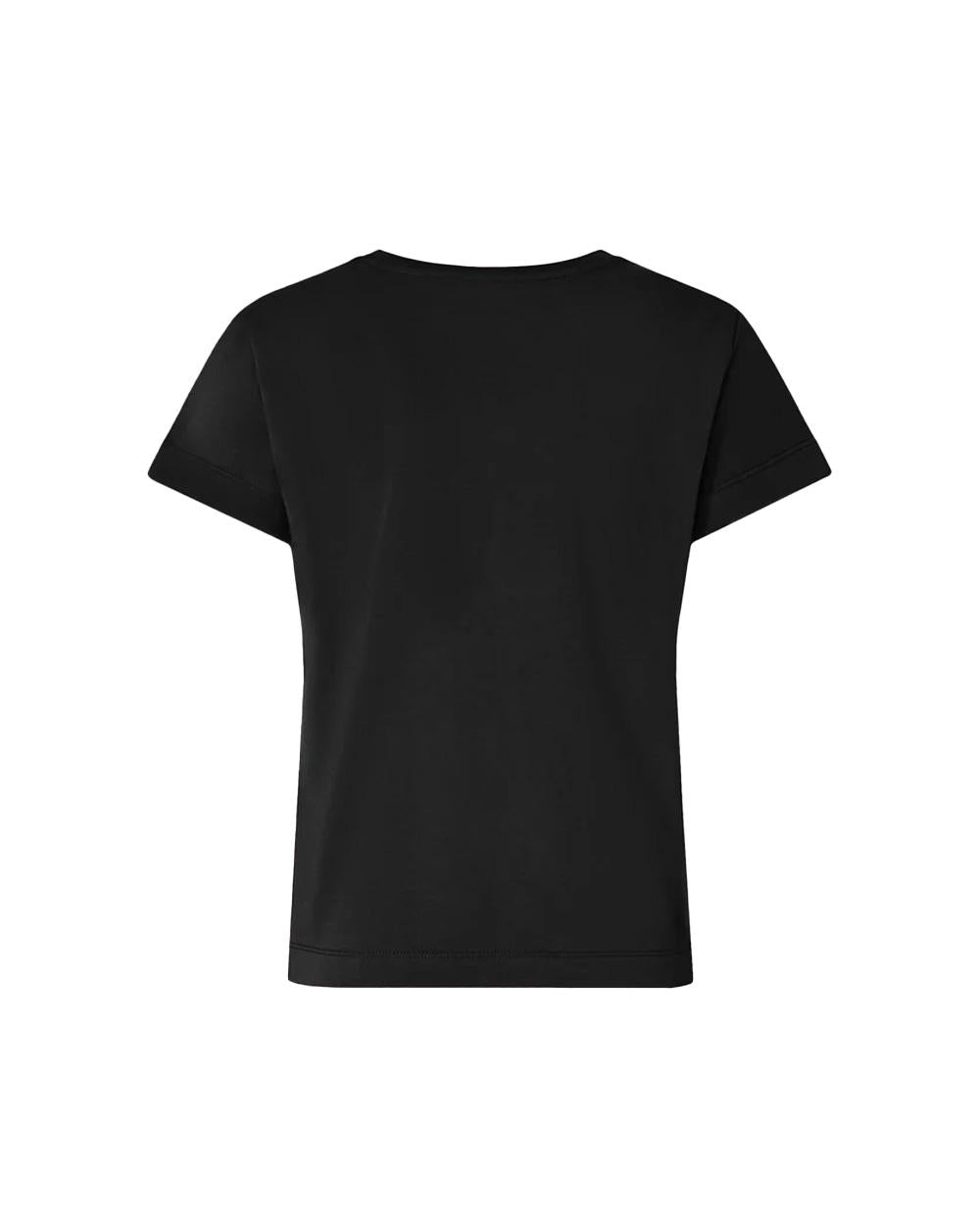 PINKO T-shirt PINKO donna 100373A34F Nera cotone girocollo manica corta 100373A34F Z99 