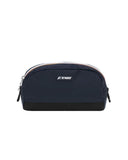 K-WAY unisex clutch bag K4133GW BLAIR Blue grosgrain pocket logo