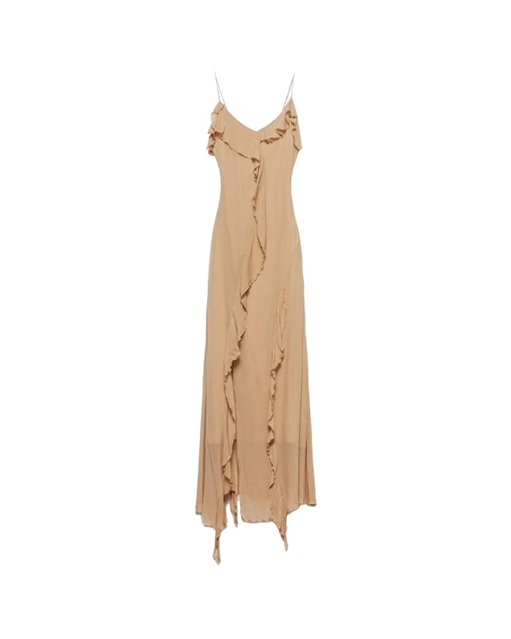 ANIYE  BY Abito ANIYE BY MARIAN donna 185307 Beige scollo a v spacco zip laterale 185307 02476 