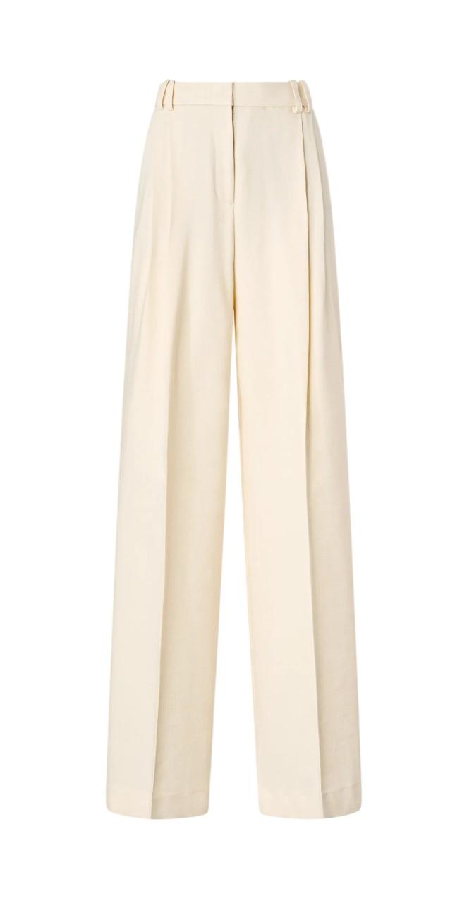 PINKO Pantalone Pinko donna 106918A2W6 C00 Brescello con piega stirata Panna<BR/> 106918A2W6 C00 