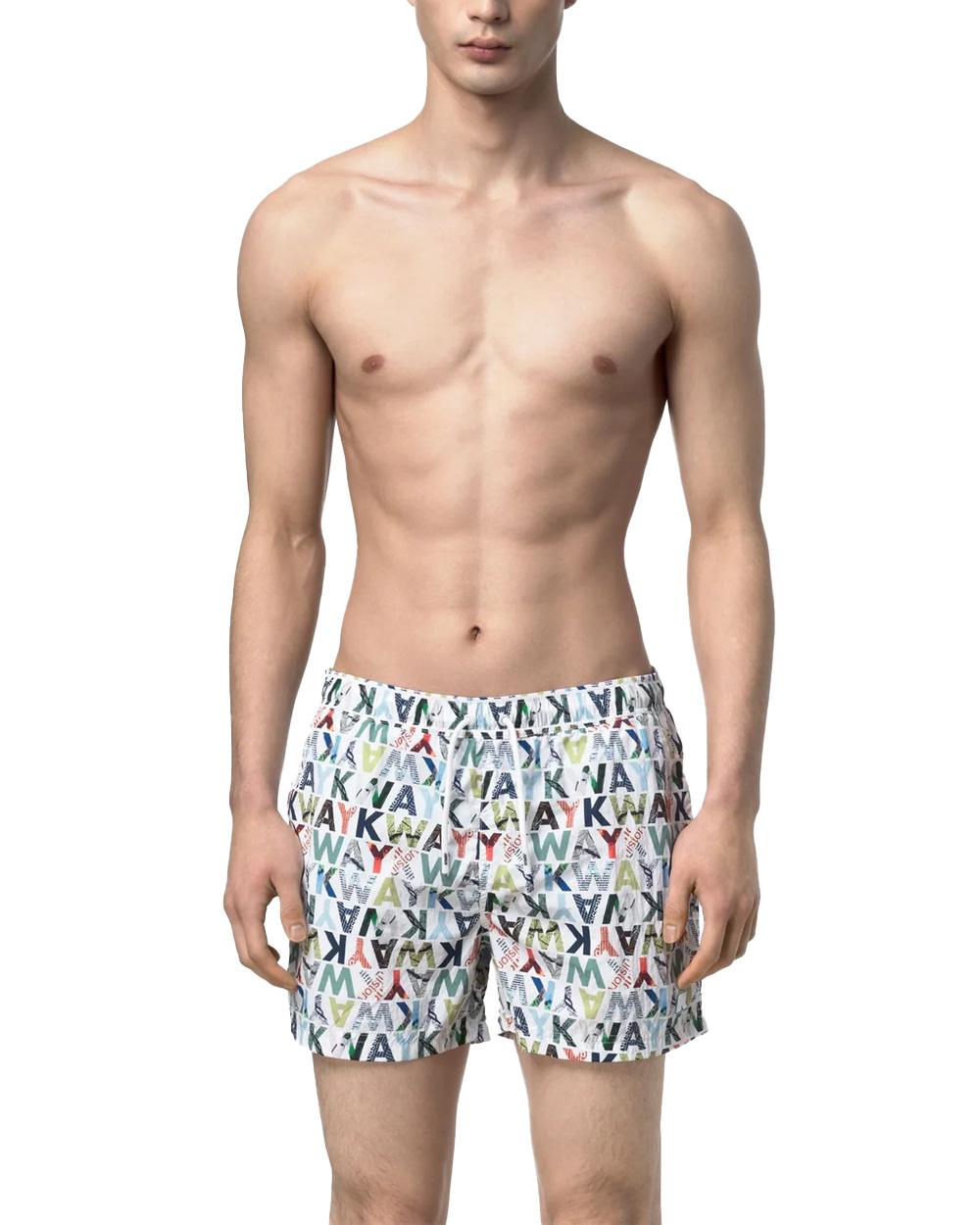 K-WAY Costume K-WAY uomo K2158GW HAZEL GRAPHIC BEACH Fantasia slip vita coulisse tascge K2158GW C12 