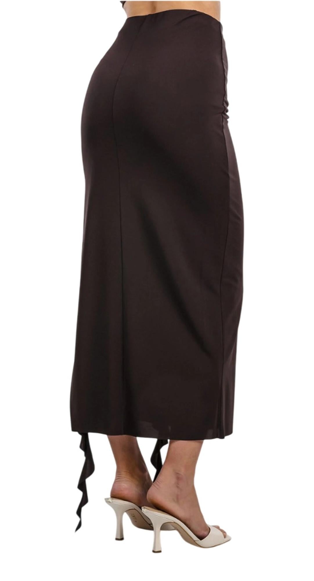 PINKO Gonna Pinko donna 106855A3BC I91 Daisy a tubino midi Testa di Moro<BR/> 106556A35E M28 