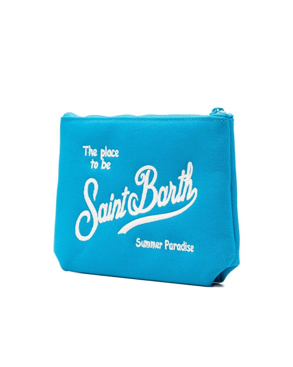 MC2 SAINT BARTH Pochette MC2 SAINT BARTH uomo ALINE CANVAS ALI004701529L CELESTE<BR/> ALI004701529L 32 