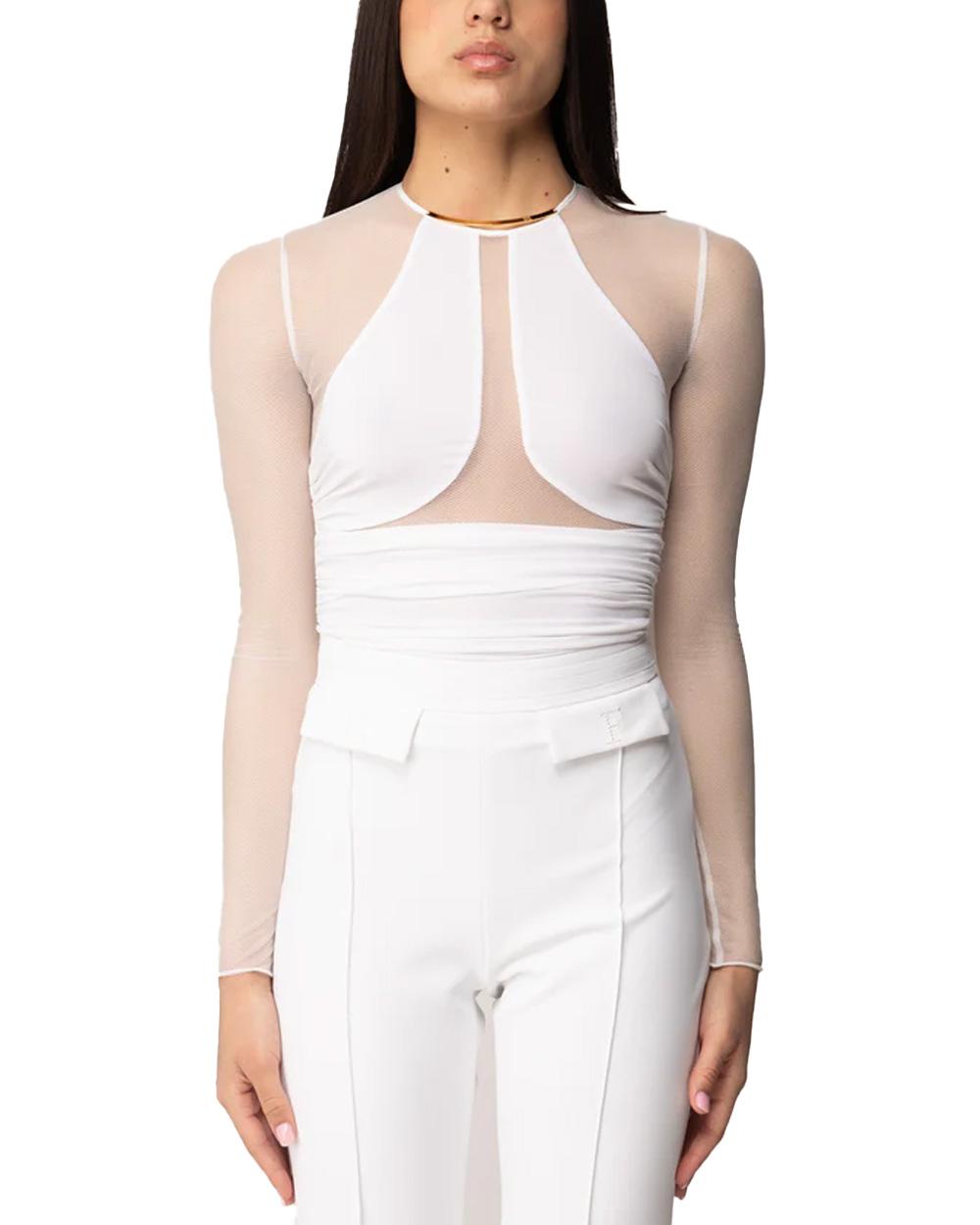 ELISABETTA FRANCHI Body ELISABETTA FRANCHI donna BO03062E2 Avorio<BR/> <BR/> BO03062E2 360 