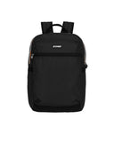 Zaino K-WAY LAON K2116RW Nero nylon tecnico impermeabile leggero finiture rinforzate spazi ben organizzati