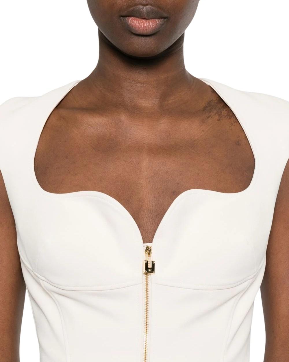 ELISABETTA FRANCHI Abito Elisabetta Franchi donna AB90061E2193 The Club Crema AB90061E2 193 