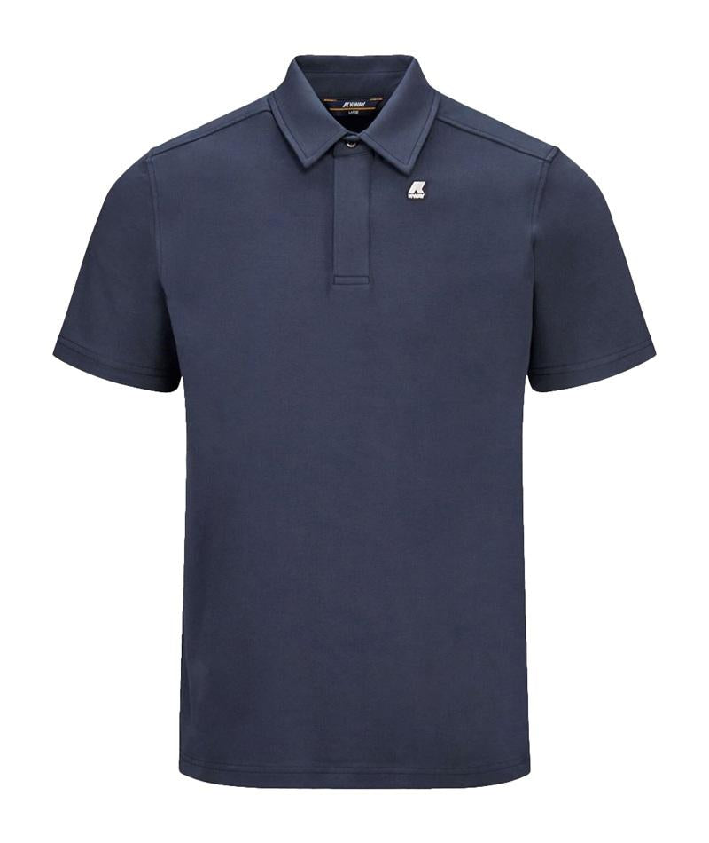 K-WAY Polo K-way uomo K61419W K89 blu vincelle light stretch K61419W K89 