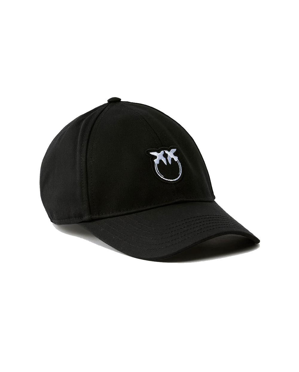 PINKO Cappello Pinko donna 106739A38P Break dance nero love bird baseball cap visiera 106739A38P Z99 