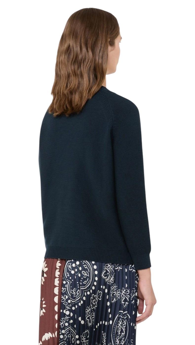 WEEKEND Maglia Weekend donna 2615361181600 005 Aere a punto Links cotone Blu navy 2615361181600 005 