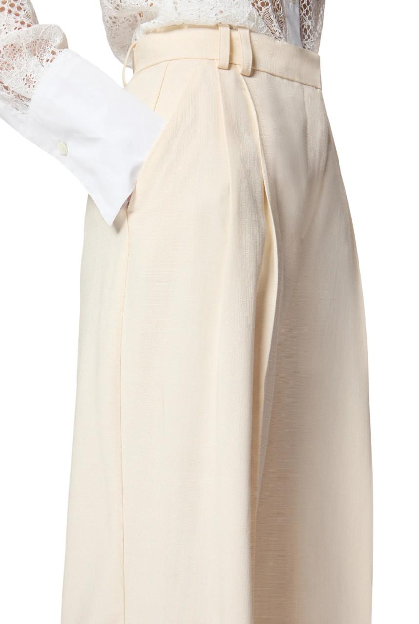PINKO Pantalone Pinko donna 106918A2W6 C00 Brescello con piega stirata Panna<BR/> 106918A2W6 C00 