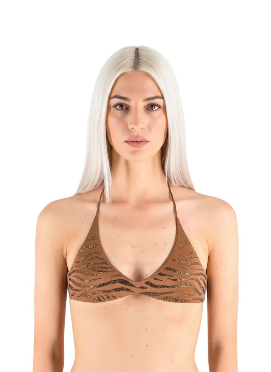 MC2 SAINT BARTH Bikini top MC2 SAINT BARTH donna HES0001 08605L18 Marrone zebrato HES000108605L 18 