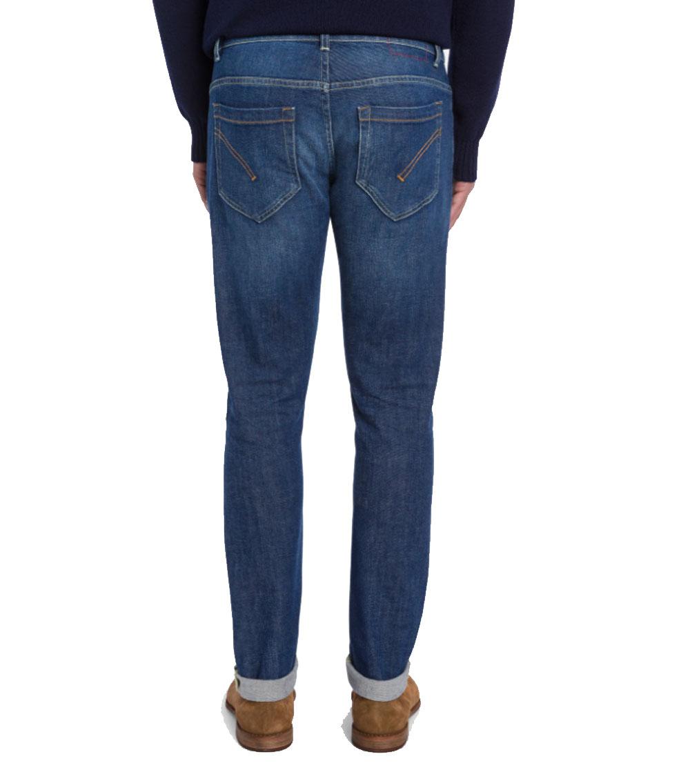 DONDUP Jeans Dondup uomo UP232DSH365U George blu skinny denim stretch UP232DSH365U 800 
