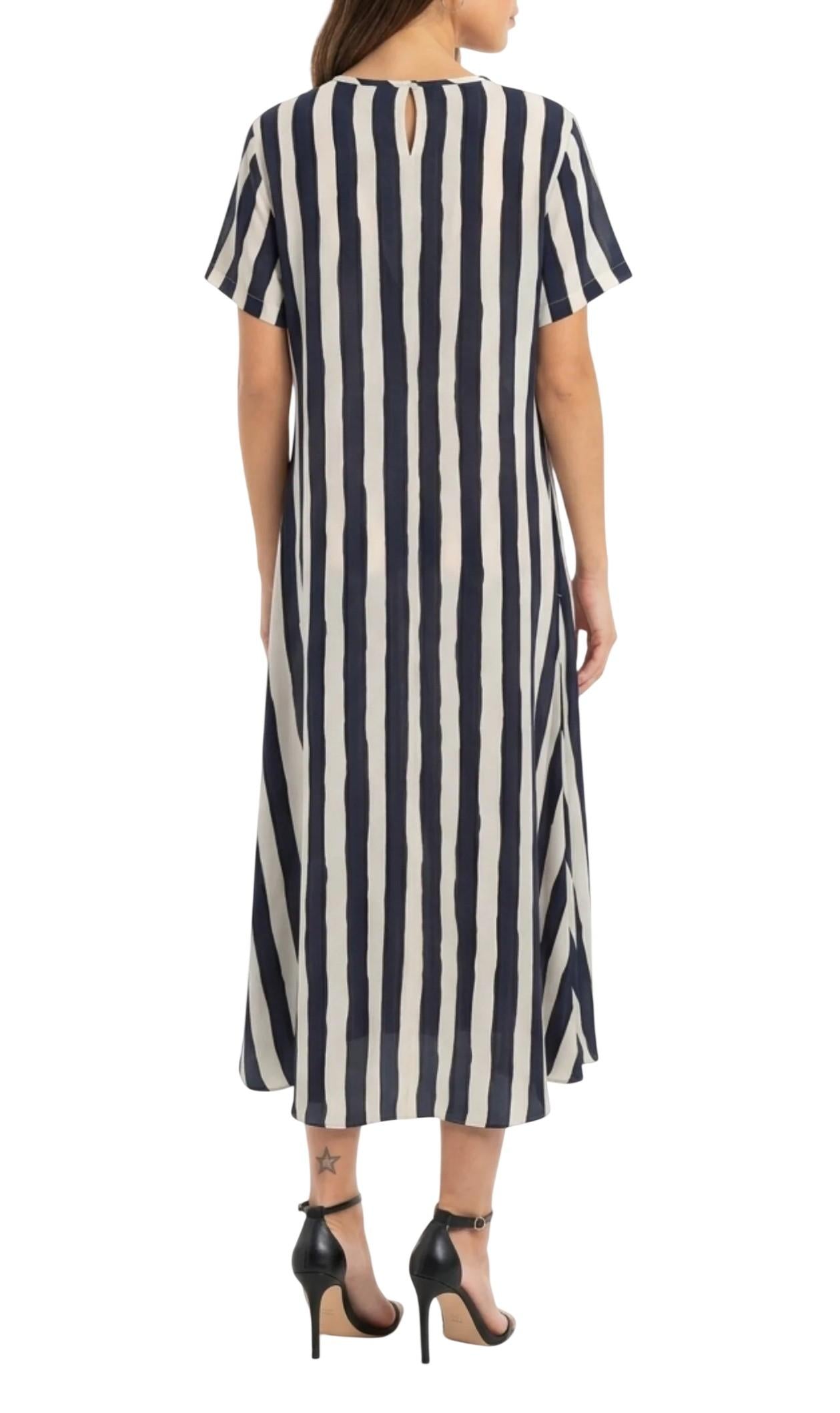 WEEKEND Abito Weekend 2615221042600 012 Crespo a righe Blu<BR/> 2615221042600 012 