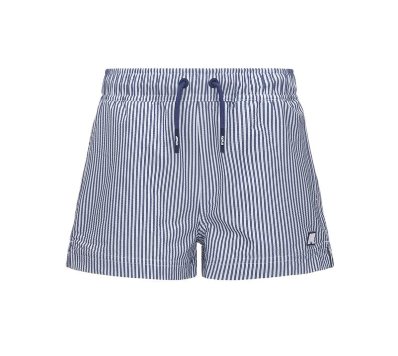 K-WAY Costume K-way bambino K71426WR B0J blu bianco hazel stripes K71426W B0J 