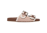 Ciabatta Weekend donna 2615521055600 001 Bonito di cotone crochet Beige