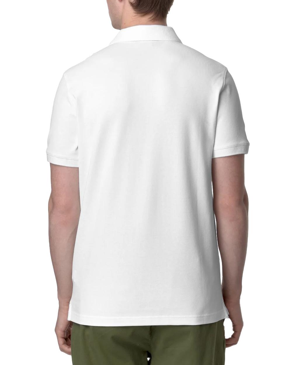 K-WAY Polo K-WAY uomo K5127BW AMEDEE PIQUE SLIM Bianca K5127BW 001 