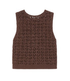 Top Pennyblack donna 2612361012200 002 Torre in maglia Marrone